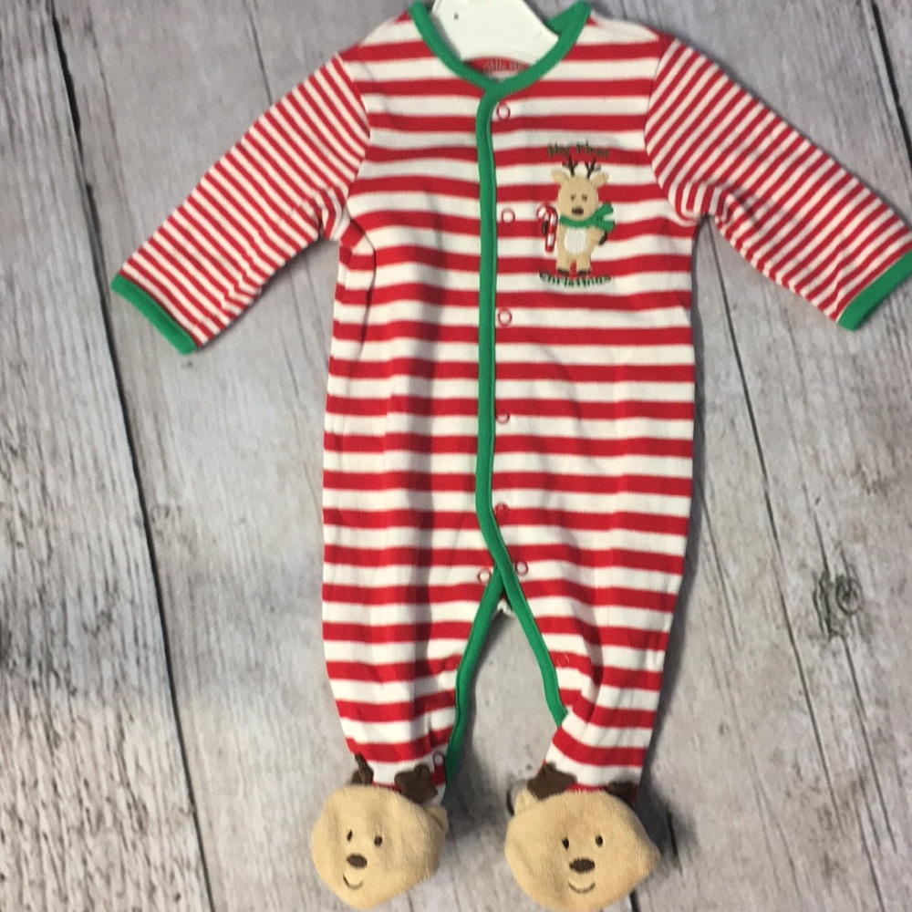 💥3/$25 Little me my first Christmas onesie